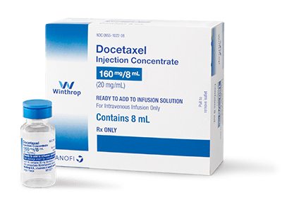 Docetaxel Injection Concentrate 160 mg/8 mL - Brand Equivalent: Taxotere® (docetaxel) injection concentrate