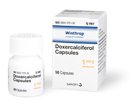 Doxercalciferol Capsules 1 mcg - Brand Equivalent: Hectorol® (doxercalciferol) capsules