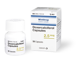Doxercalciferol Capsules 2.5 mcg - Brand Equivalent: Hectorol® (doxercalciferol) capsules