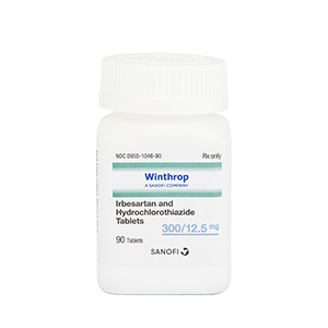 Irbesartan Hydrochlorothiazide Tablets 300/12.5 mg - Brand Equivalent: Avalide® (irbesartan hydrochlorothiazide) tablets