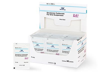 Sevelamer Carbonate Powder Packets 2.4g - Brand Equivalent: Renvela® (sevelamer carbonate powder packets)