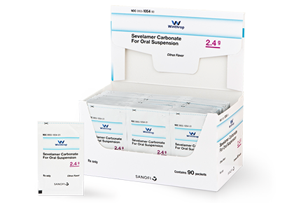 Sevelamer Carbonate Powder Packets 2.4g Sevelamer Carbonate Powder Packets 2.4g - Brand Equivalent: Renvela® (sevelamer carbonate powder packets)
